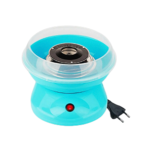 Máquina de algodón de azúcar color celeste