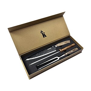 Trilogía cuchillo Curacaví, pincho pro y chaira afiladora