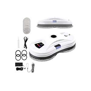 Robot limpia vidrio inteligente automático color blanco